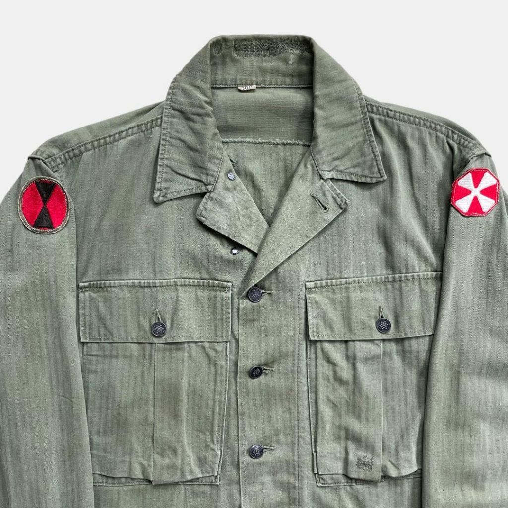 Korean-war period 2nd Patt. HBT shirt