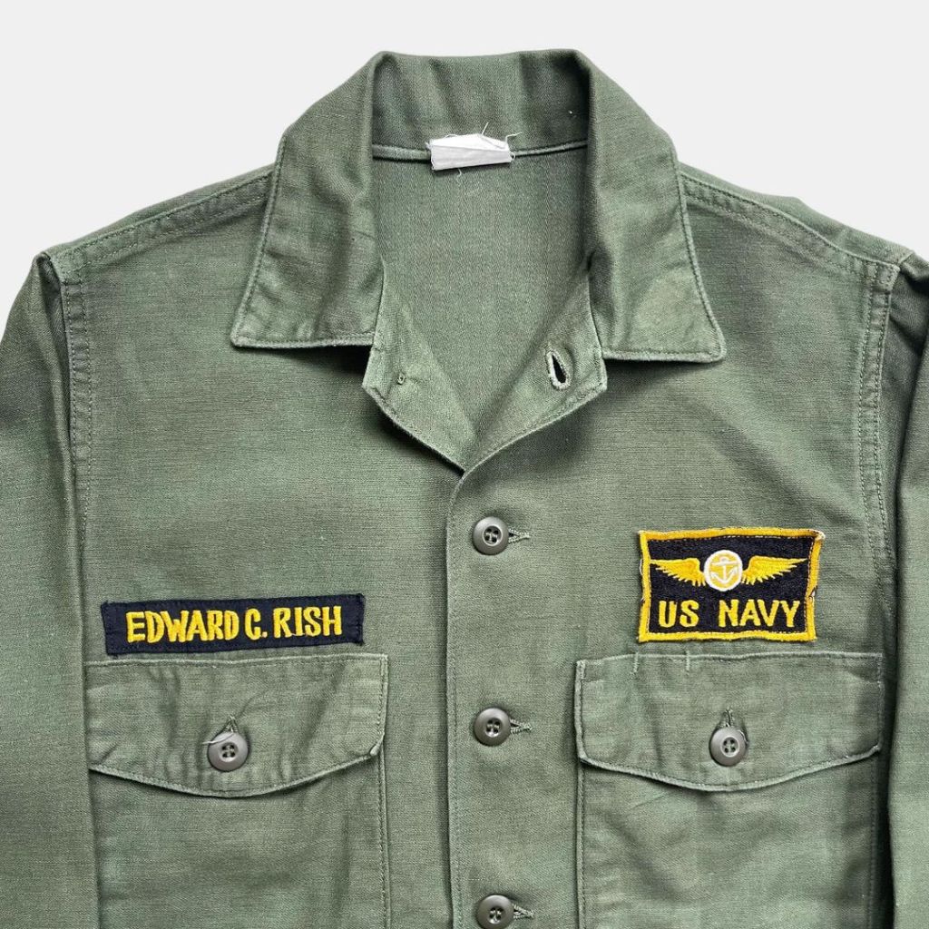 3rd Patt Shirt: Edward C. Rish, US Navy